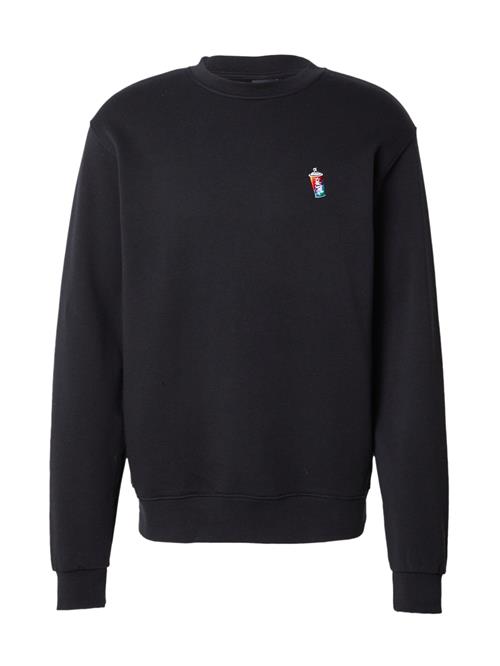 Iriedaily Sweatshirt 'Minican'  grå / mørkelilla / rød / sort