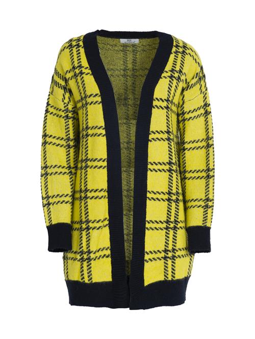 Influencer Cardigan ' Checked'  gul / sort