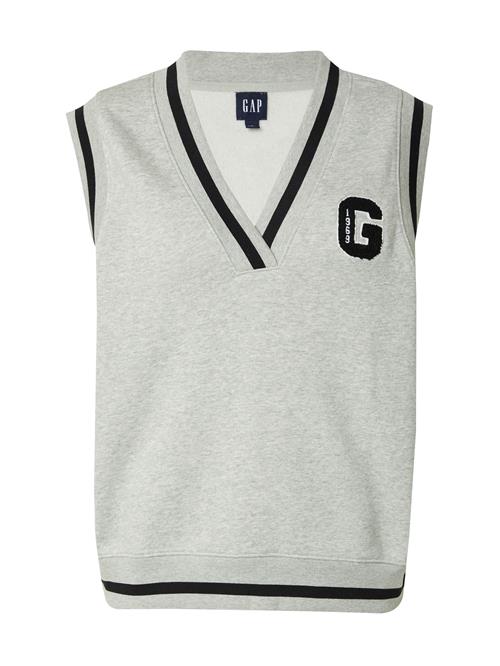 GAP Sweatshirt  grå-meleret / sort