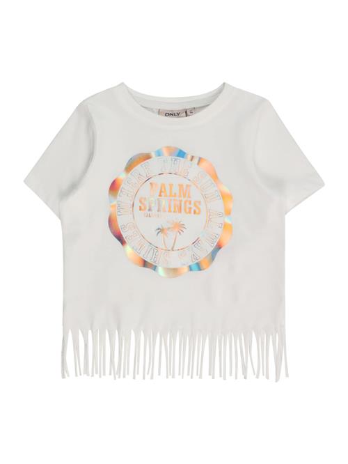 KIDS MINI GIRL Bluser & t-shirts 'KMGALISON'  azur / guld / hvid