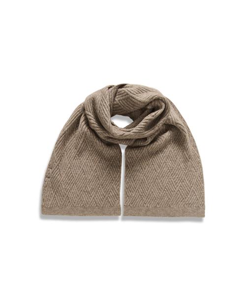 KAFFE CURVE Sjal  beige-meleret