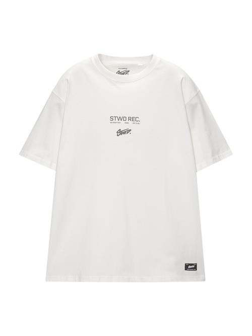 Pull&Bear Bluser & t-shirts  sort / hvid