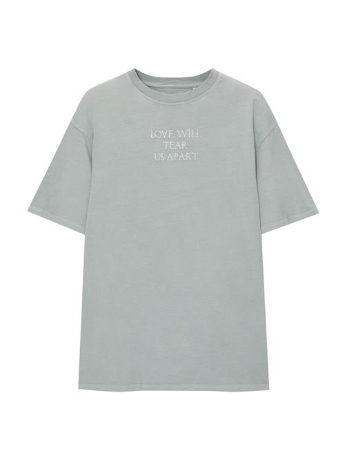 Pull&Bear Bluser & t-shirts  røggrå / hvid