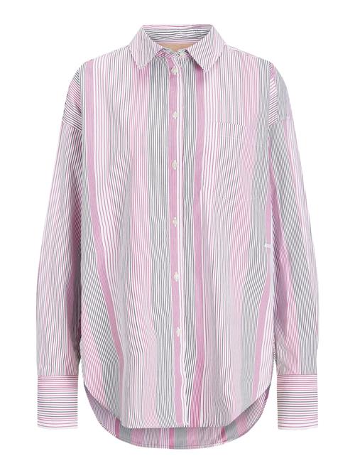 JJXX Bluse 'JXJamie'  pink / sort / hvid