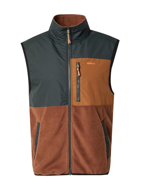 Iriedaily Vest 'Auf Deck'  cognac / gran / hummer