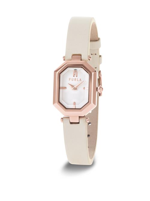 FURLA Analogt ur  lysebeige / guld / hvid