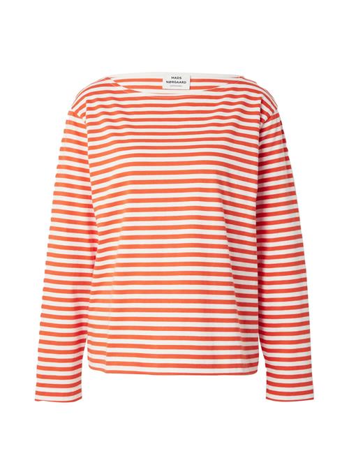 Se MADS NORGAARD COPENHAGEN Shirts  orange-meleret / hvid ved About You