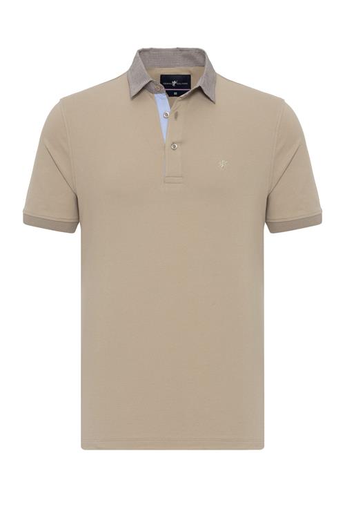 DENIM CULTURE Bluser & t-shirts 'HARRY'  beige / lyseblå / brun / hvid