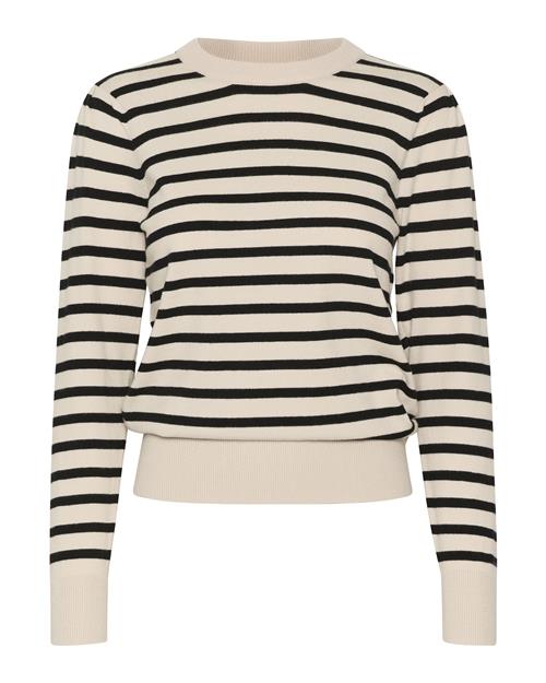 SAINT TROPEZ Pullover 'Fikam'  sort / naturhvid