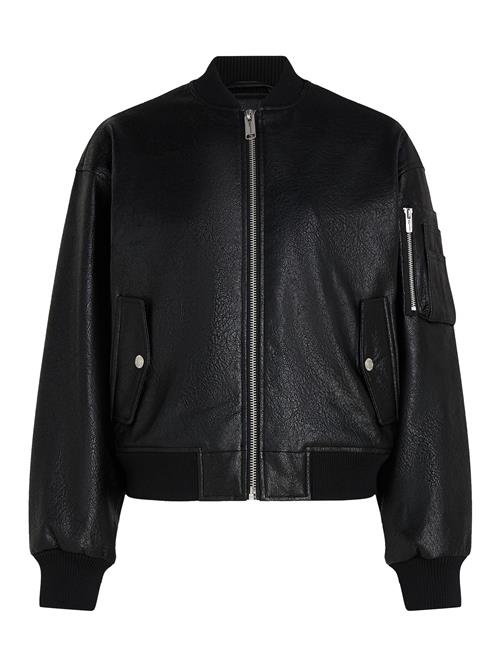 KARL LAGERFELD JEANS Overgangsjakke 'Bomber'  sort