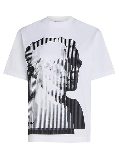 KARL LAGERFELD JEANS Shirts  grå / hvid