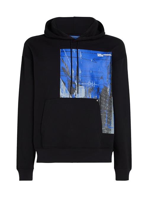 KARL LAGERFELD JEANS Sweatshirt 'Tokyo'  blå / sort