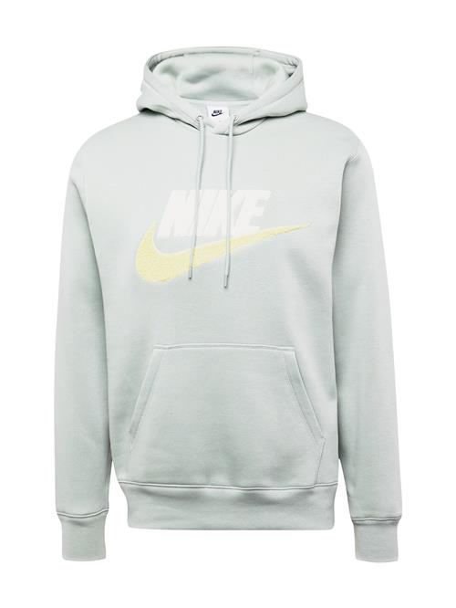 Nike Sportswear Sweatshirt 'CLUB'  gul / pastelgrøn / hvid