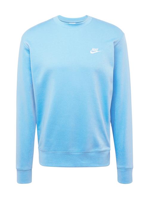 Nike Sportswear Sweatshirt 'Club'  lyseblå / hvid