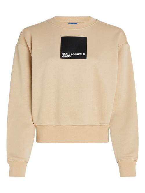 Se KARL LAGERFELD JEANS Sweatshirt  beige / sort ved About You