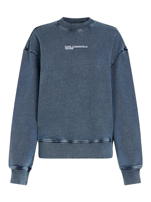 KARL LAGERFELD JEANS Sweatshirt  indigo / hvid