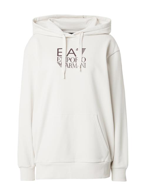 EA7 Emporio Armani Sweatshirt  mørkerød / offwhite