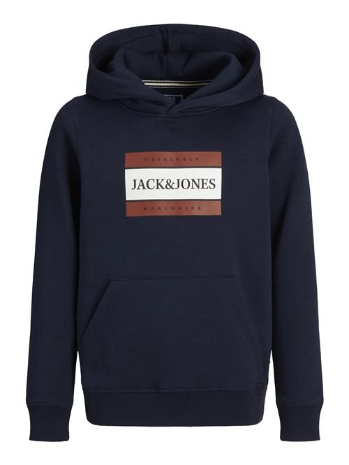 Jack & Jones Junior Sweatshirt 'JORFrederiksberg'  navy / blodrød / hvid