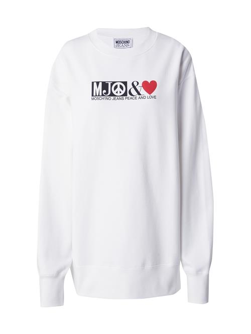 Se Moschino Jeans Sweatshirt  rød / sort / hvid ved About You