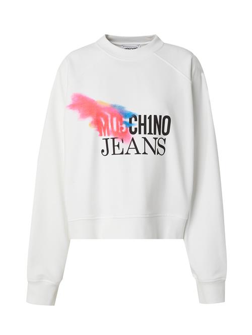 Se Moschino Jeans Sweatshirt  blå / hindbær / sort / hvid ved About You