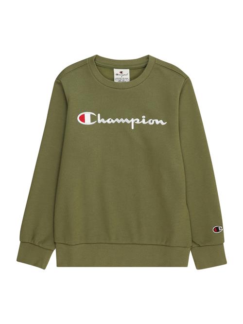 Se Champion Authentic Athletic Apparel Sweatshirt  oliven / rød / hvid ved About You