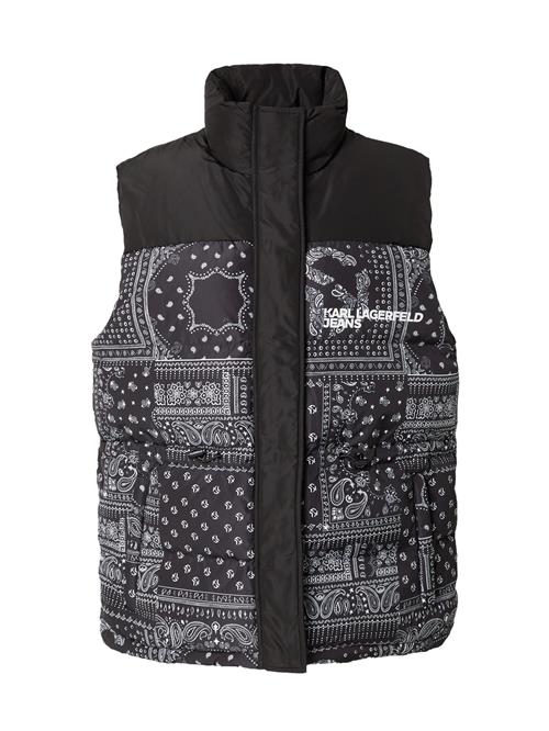 KARL LAGERFELD JEANS Vest  sort / hvid