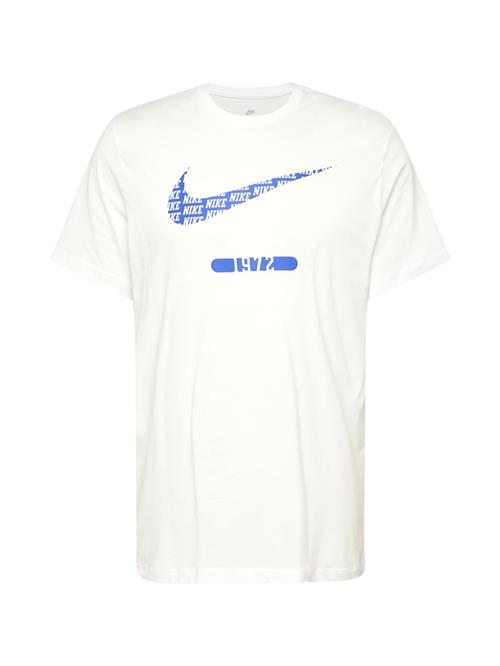 Nike Sportswear Bluser & t-shirts 'SWOOSH'  blå / hvid