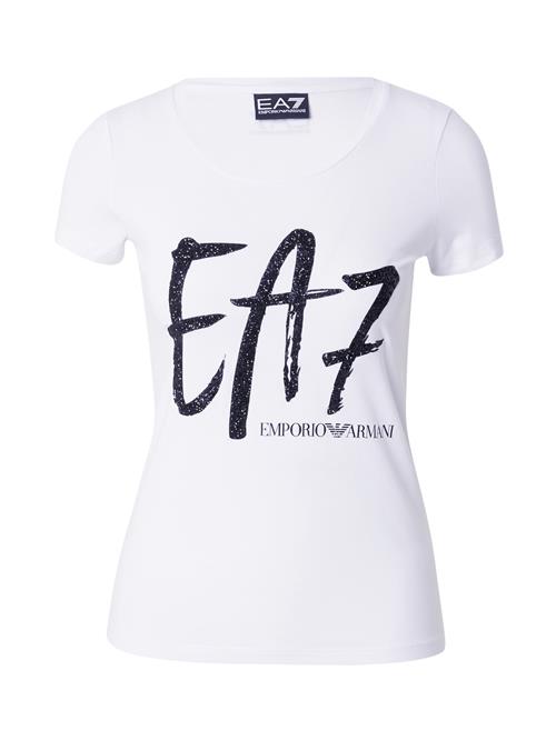 EA7 Emporio Armani Shirts  marin / hvid