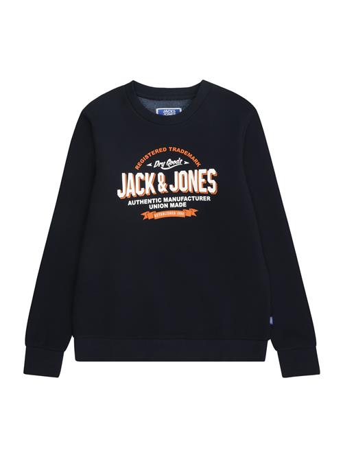 Jack & Jones Junior Sweatshirt  navy / orange / hvid