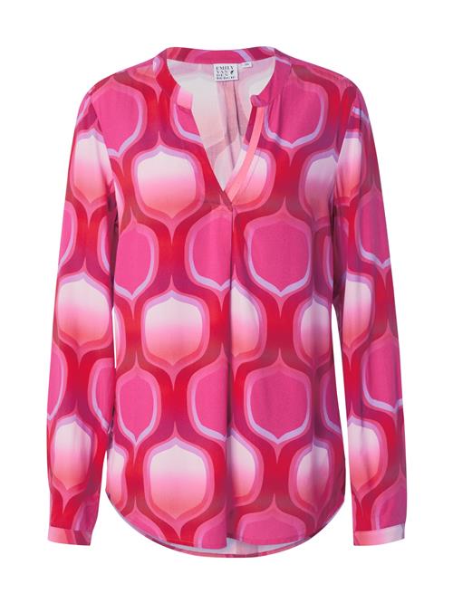 Emily Van Den Bergh Bluse  lilla / lys pink / rød / hvid