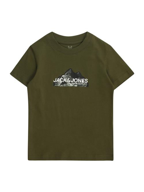 Jack & Jones Junior Shirts  mørkegrøn / sort / hvid