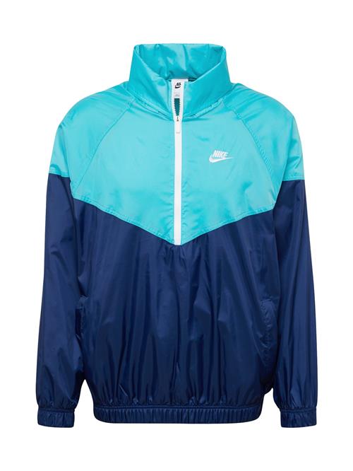 Nike Sportswear Overgangsjakke 'Windrunner'  navy / turkis / hvid