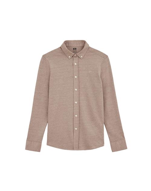 WE Fashion Skjorte  beige / brun