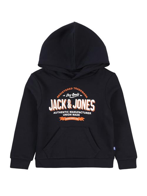 Se Jack & Jones Junior Sweatshirt  navy / orange / hvid ved About You