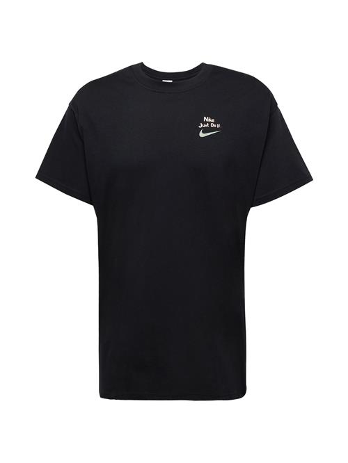 Nike Sportswear Bluser & t-shirts  pastelgrøn / sort / uldhvid