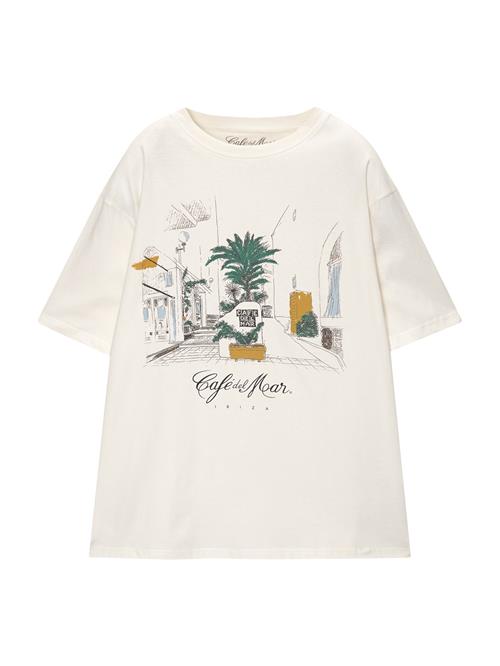 Se Pull&Bear Bluser & t-shirts  ecru / gylden gul / smaragd / sort ved About You