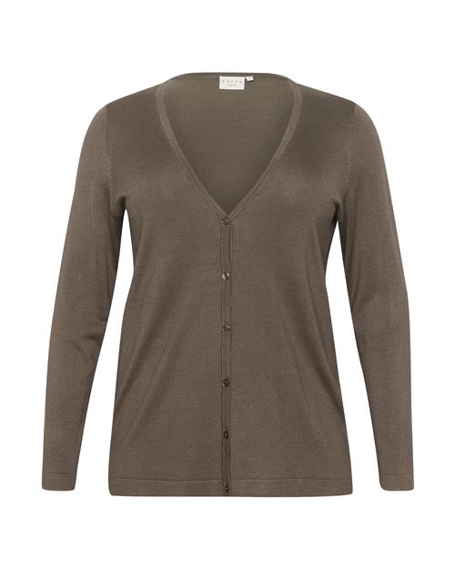 Se KAFFE CURVE Cardigan 'Farsia'  brun ved About You