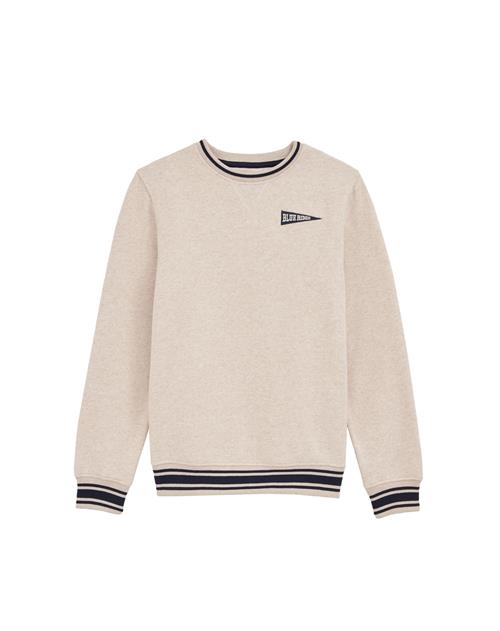 WE Fashion Sweatshirt  beige-meleret / sort