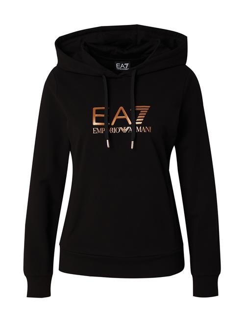 EA7 Emporio Armani Sweatshirt  guld / sort