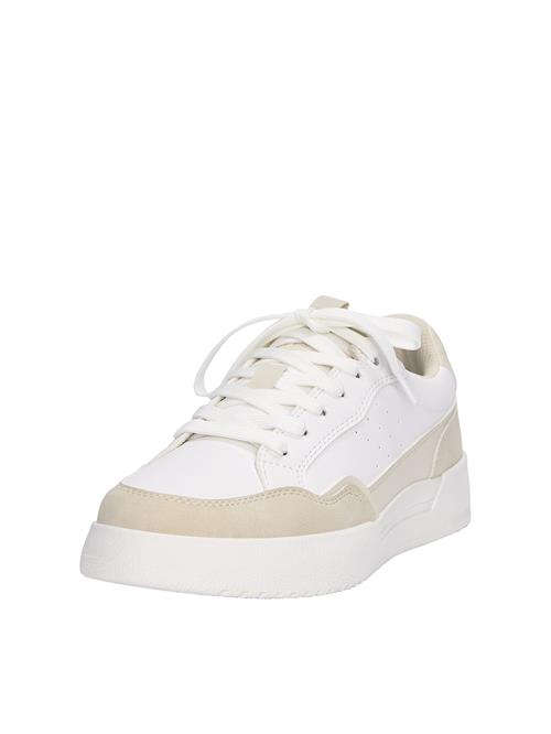 Pull&Bear Sneaker low  beige / hvid