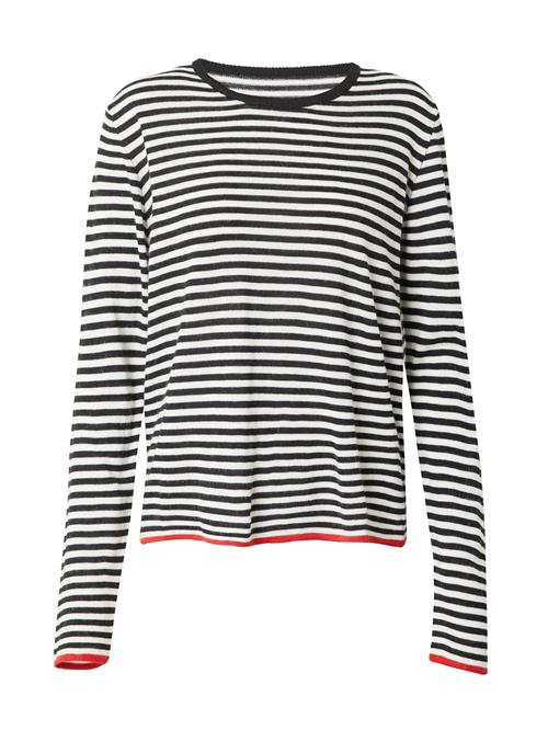 MADS NORGAARD COPENHAGEN Pullover 'Ellis'  rød / sort / hvid