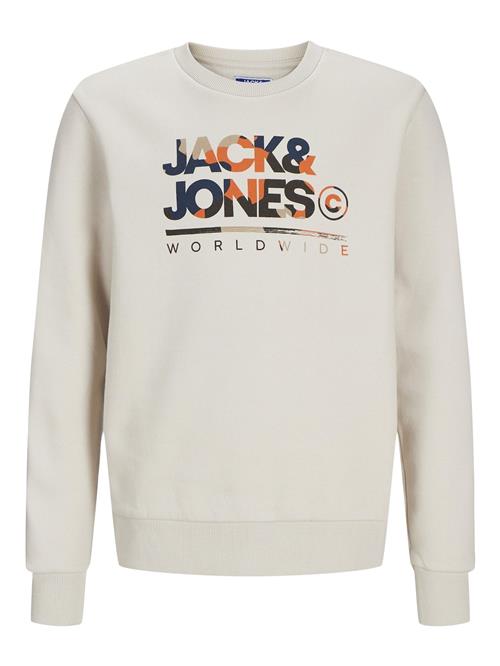 Jack & Jones Junior Sweatshirt 'Luke'  beige / hummer / sort