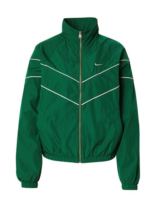 Nike Sportswear Overgangsjakke  grøn / hvid