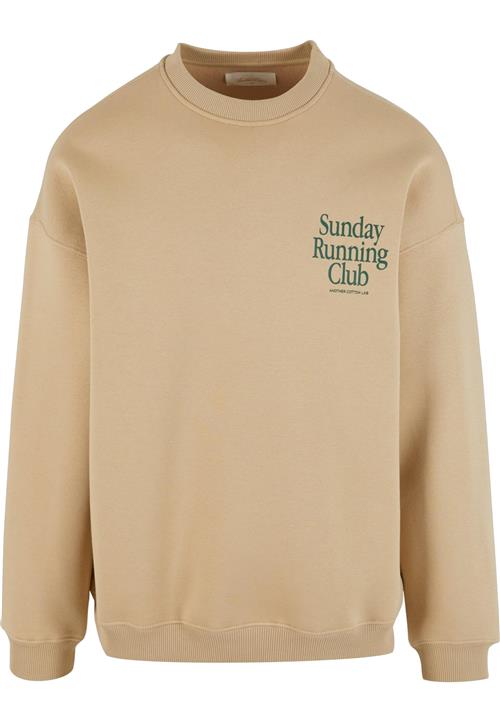 Se Another Cotton Lab Sweatshirt 'Sunday Running Club'  mørkebeige / mørkegrøn ved About You