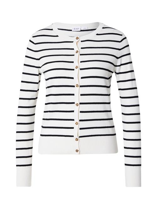 Se GAP Cardigan  sort / hvid ved About You