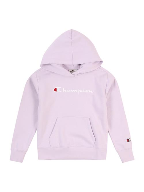 Se Champion Authentic Athletic Apparel Sweatshirt  lysviolet / rød / hvid ved About You