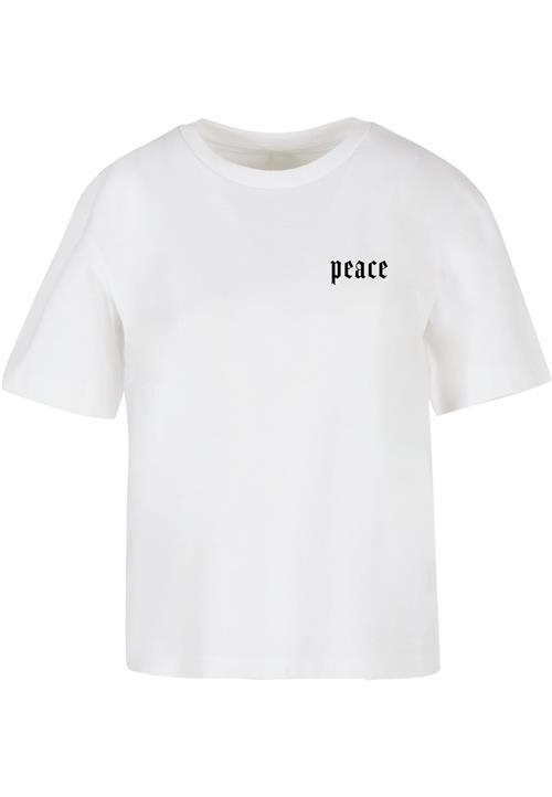 Miss Tee Shirts 'Peace Hand'  grå / mørkegrå / sort / hvid