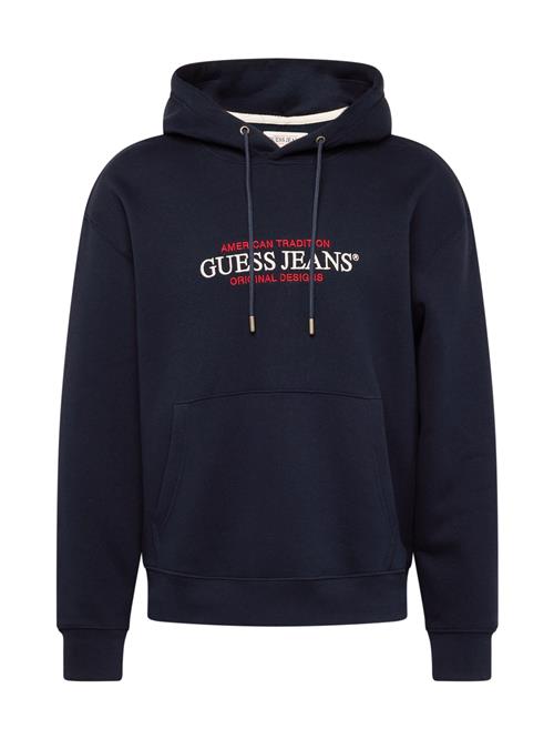 GUESS JEANS Sweatshirt  marin / rød / hvid