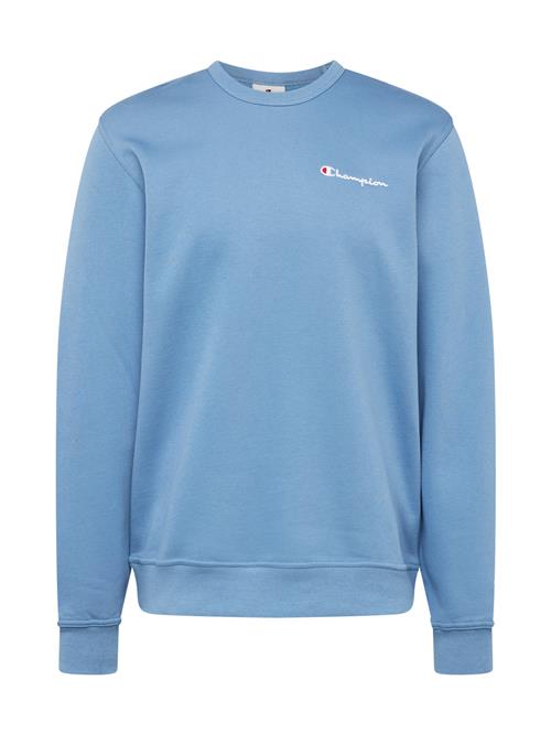 Se Champion Authentic Athletic Apparel Sweatshirt  lyseblå / hvid ved About You