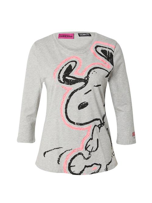 Se Frogbox Shirts 'Big Snoopy'  grå-meleret / lyserød / sort ved About You